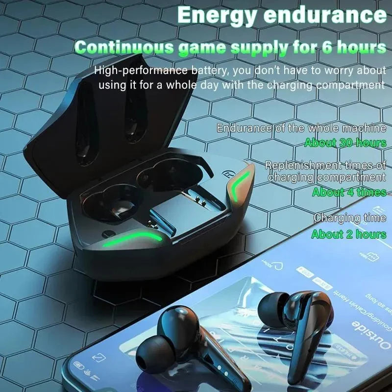 X15 TWS Gaming Earbuds Wireless HiFi Sound With Mic