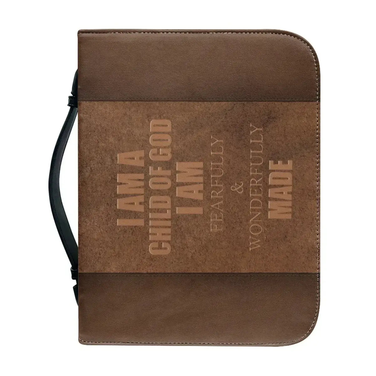 Classic Leather Print Personalized Bible Cover Case Bags