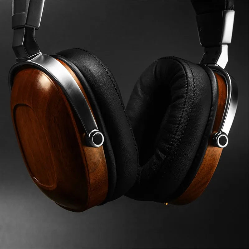 B8 Walnut HIFI Headphones with 50mm Beryllium Drivers