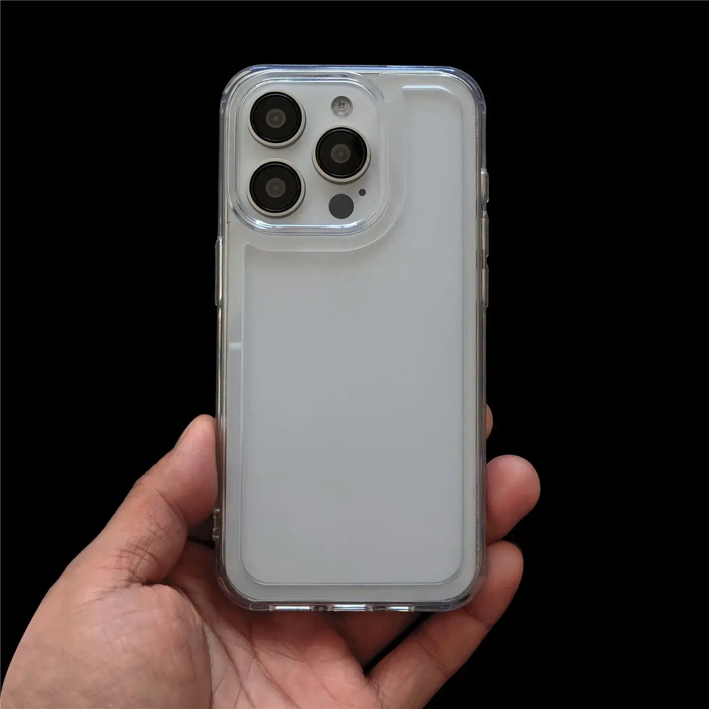 Soft Transparent Bumper Case For iPhone 16 Pro Max
