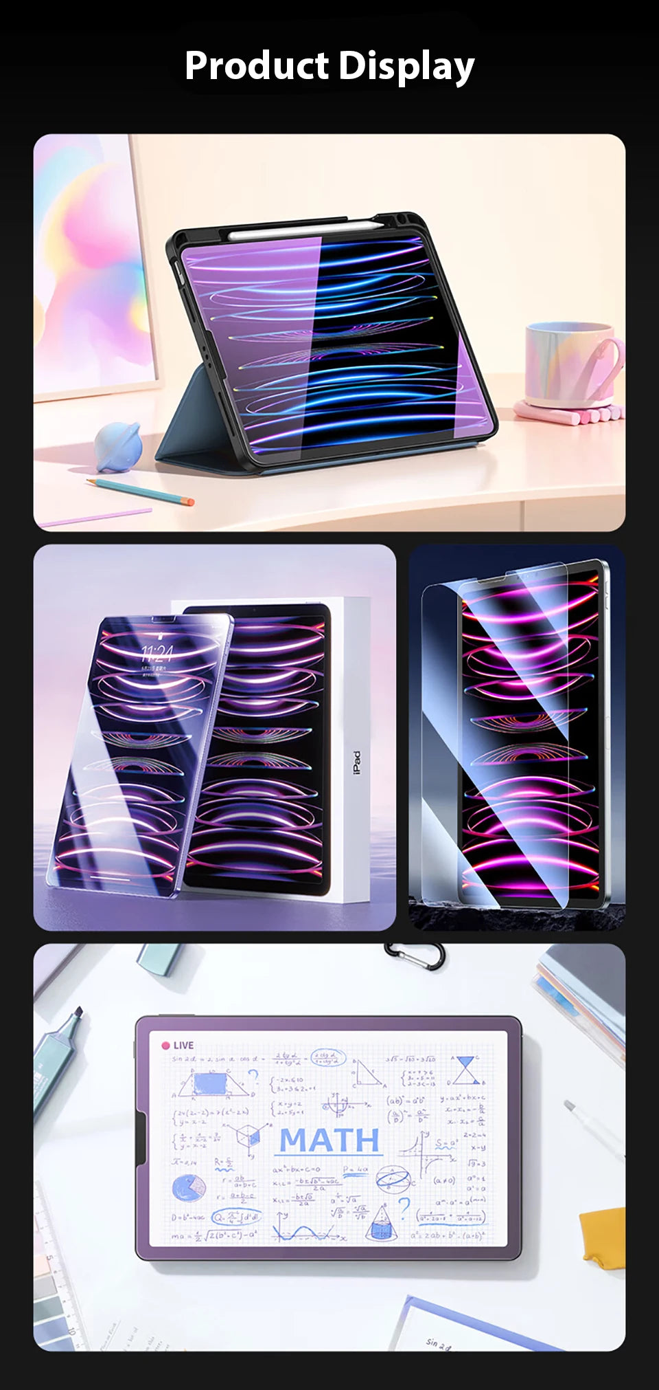 Game Falcon Tempered Glass Screen Protector for iPad Pro & Air