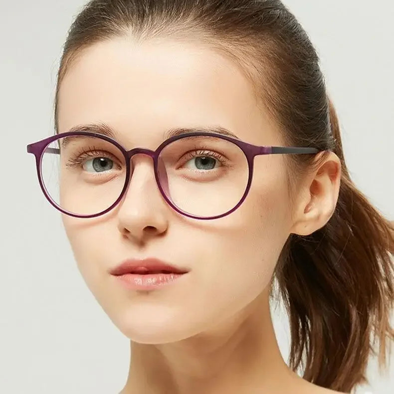 Ultralight Round Reading Glasses - Anti Blue Light