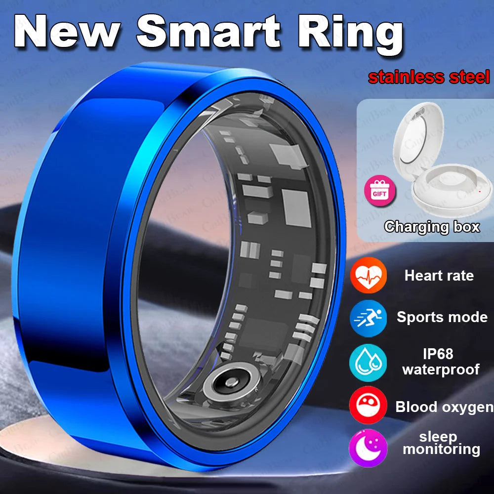 ChiBear 5ATM Waterproof Smart Ring - Track Health Effortlessly