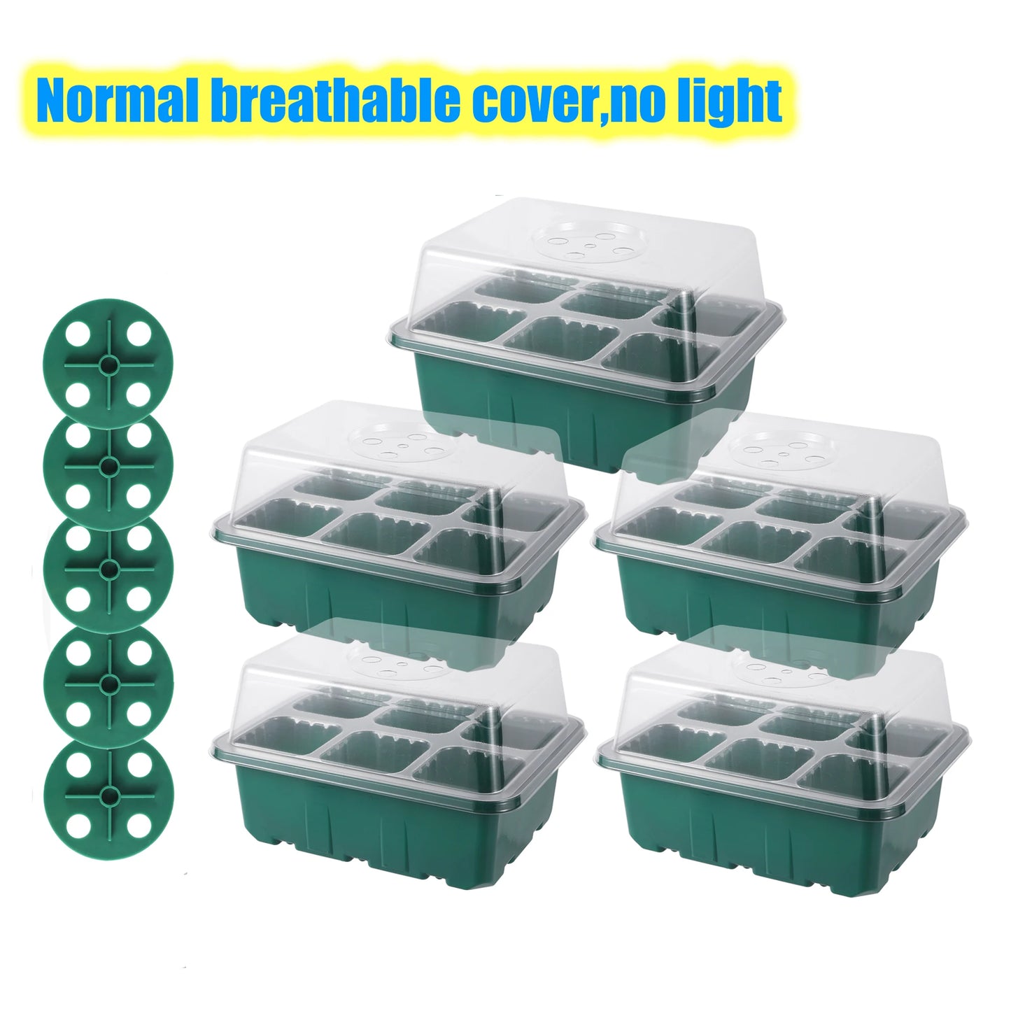 Seed Starter Tray Box With LED Grow Light for Fast Germination