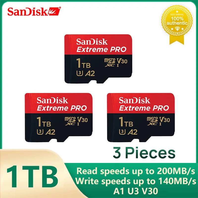 SanDisk Extreme PRO Micro SD Card 200MB/s for 4K Video