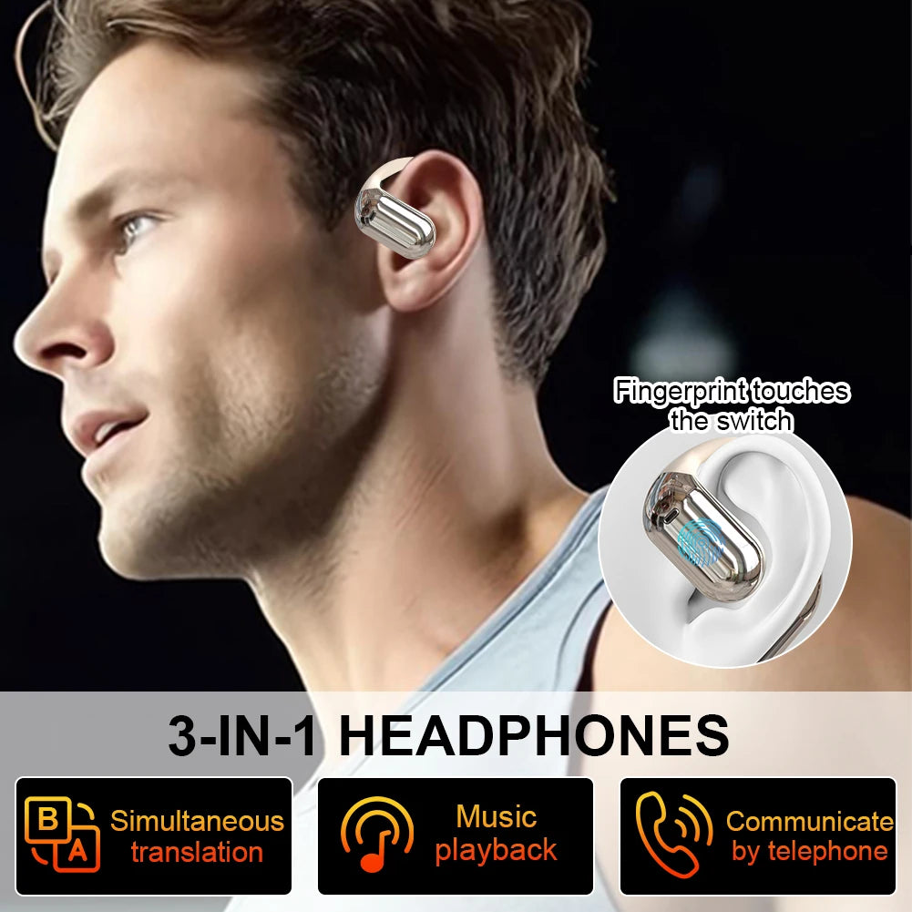 ALLOYSEED 3-in-1 Translator Earbuds - 140 Languages, Bluetooth
