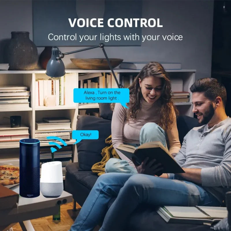 Tuya Smart LED-pære E27 - RGB Bluetooth-lys som kan dimmes