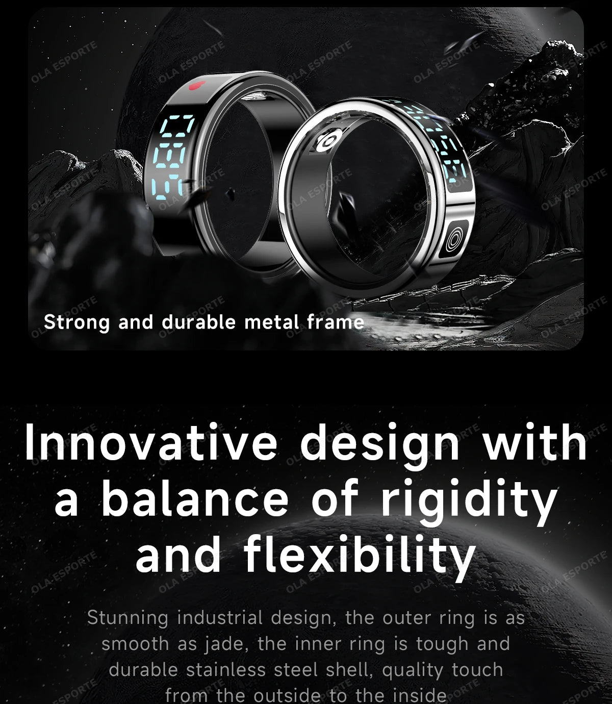Xiaomi Smart Ring - Waterproof Health Monitor with Gesture Control