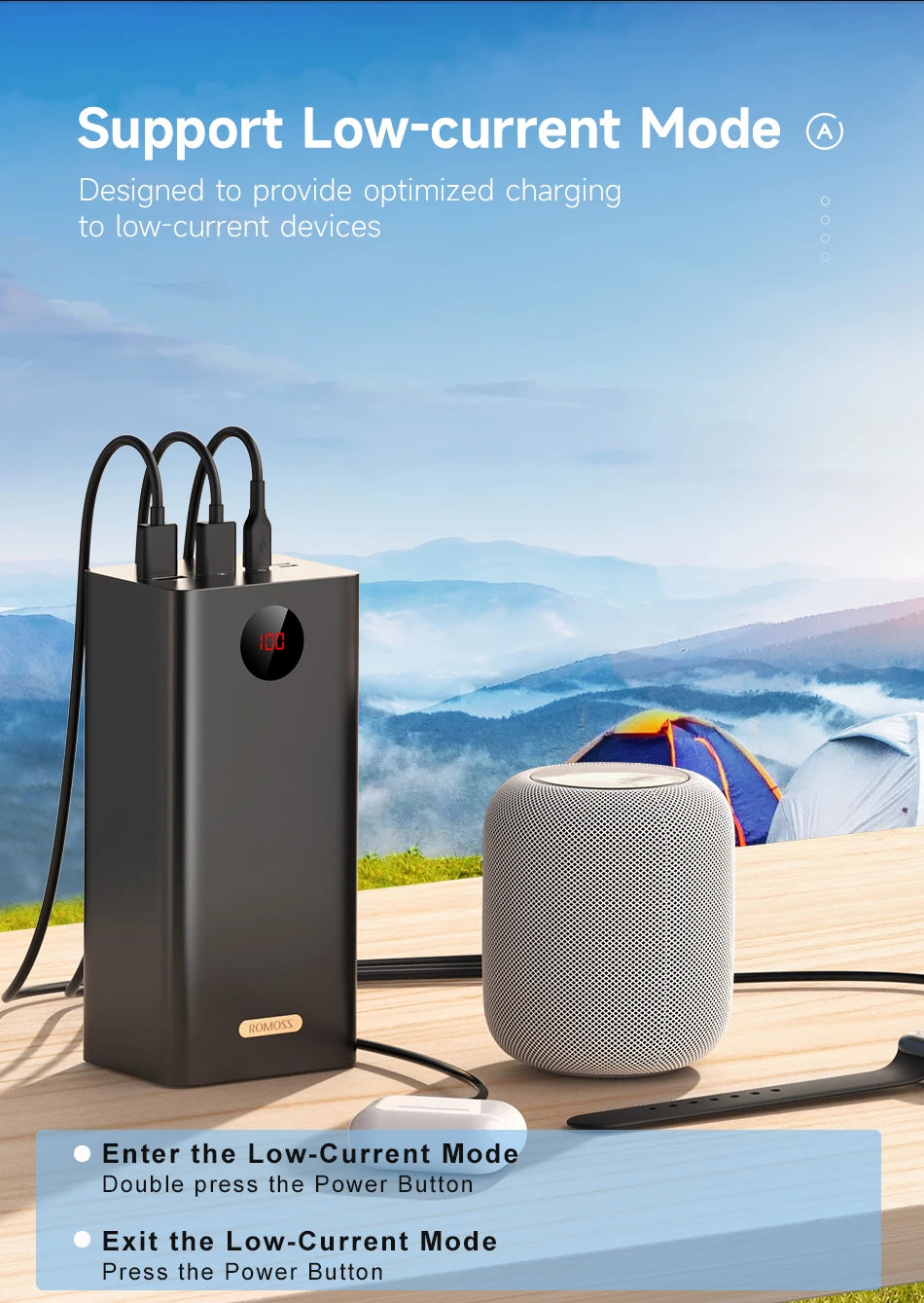 ROMOSS PEA60 60000mAh Power Bank - Fast Charging Solution