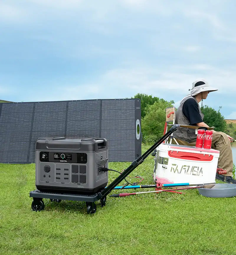 Portable P2001 Plus Solar Generator with Fast Charging