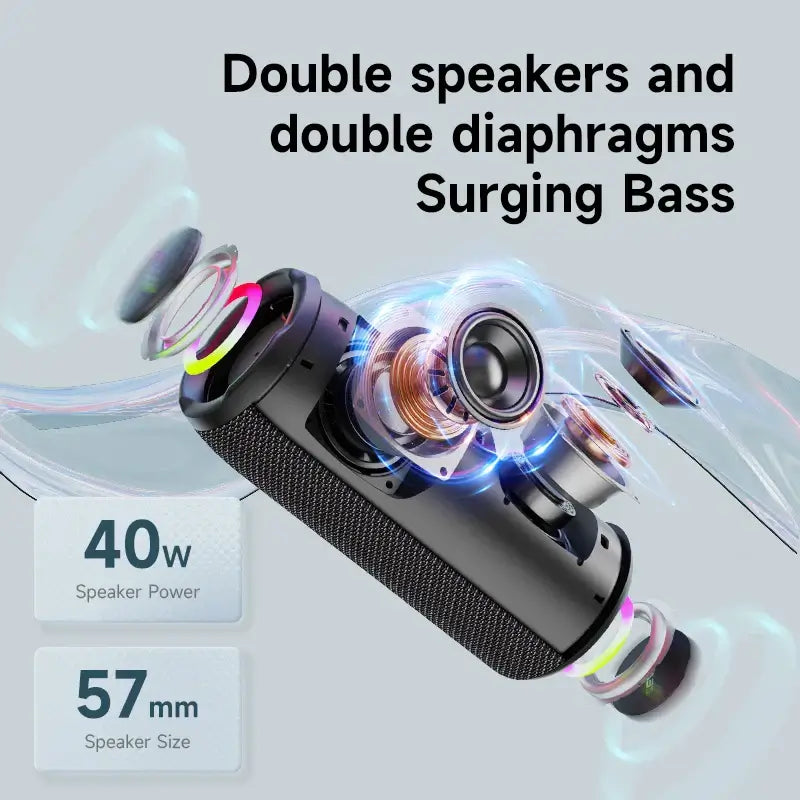 ZEALOT S49PRO Bluetooth Speaker 20W Waterproof with 10H Playtime