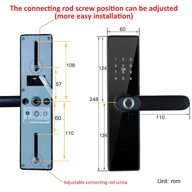 RAYKUBE Tuya Wifi Smart Lock H4 - Keyless Access Solution