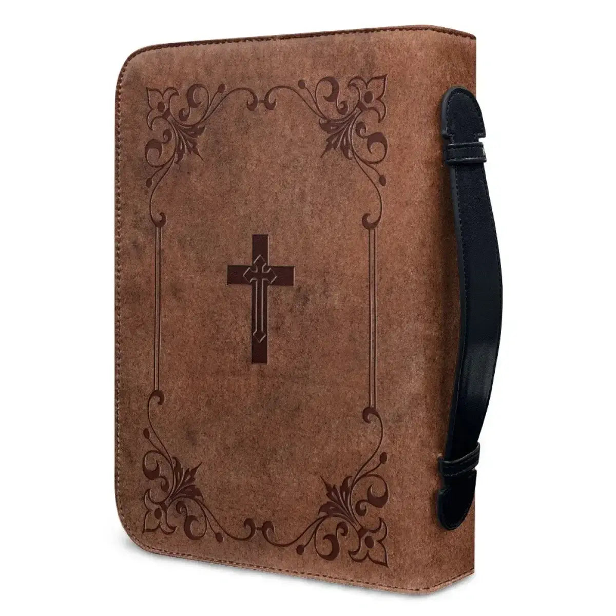 Classic Leather Print Personalized Bible Cover Case Bags
