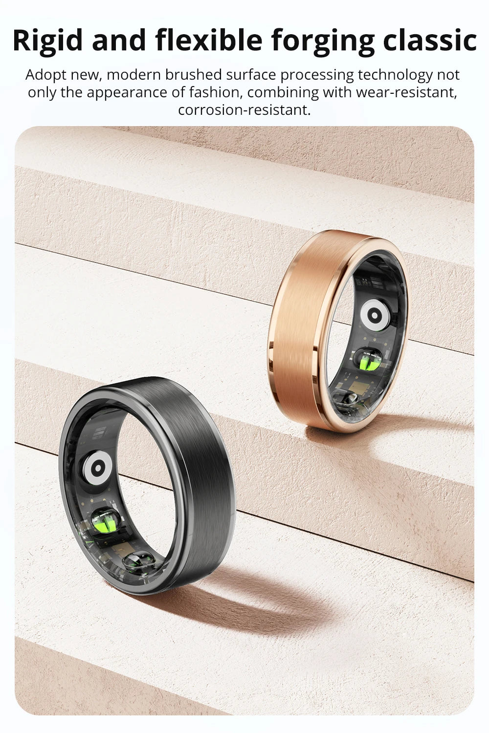 COLMI R03 Smart Ring - 5ATM Waterproof Fitness Tracker