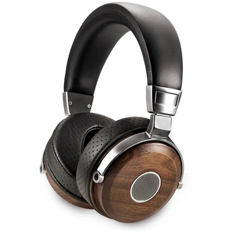 B8 Walnut HIFI Headphones with 50mm Beryllium Drivers
