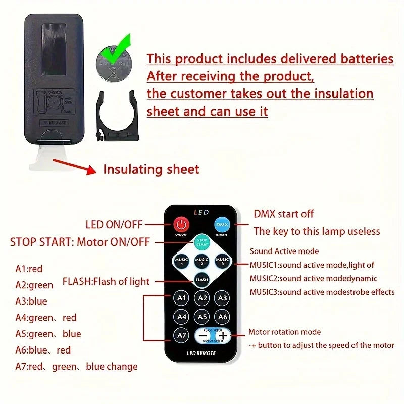 Starry Galaxy Projector Light with RGB Remote