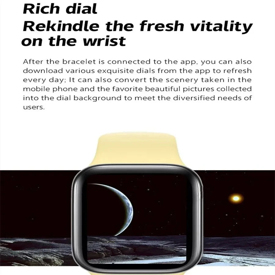 KESHUYOU Bluetooth Smart Watch Series 8 - Stylish Fitness Tracker