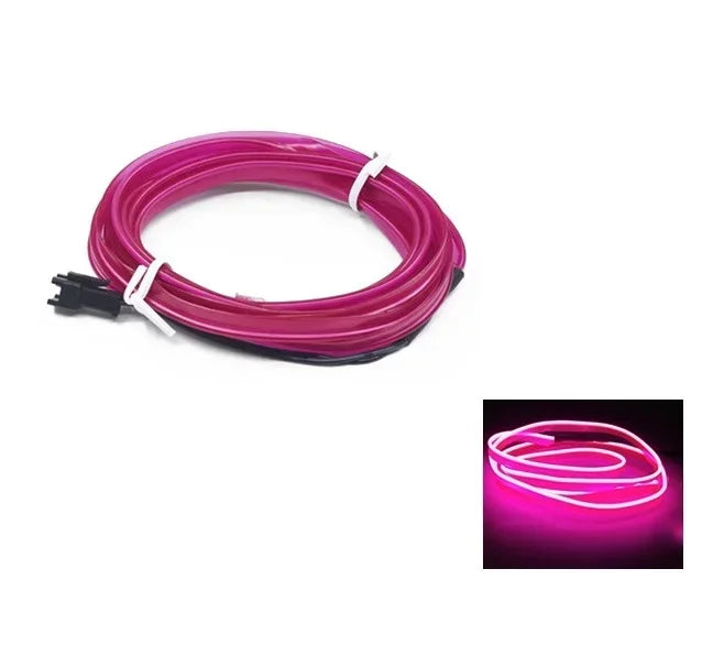 3M/5M Car Interior LED Decorative Lamp EL Wiring Neon