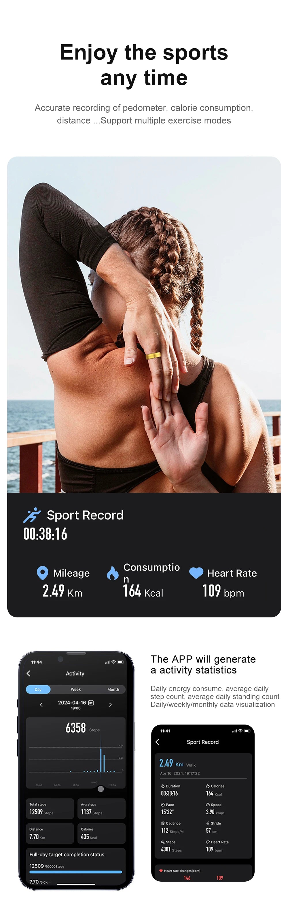 COLMI R06 Smart Ring - Heart Rate & Oxygen Monitor