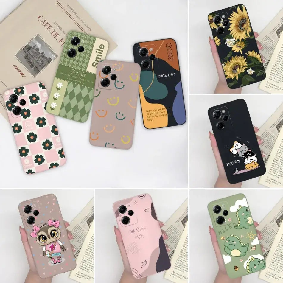 Trendy Silicone Phone Case For Xiaomi Poco X5 Pro 5G