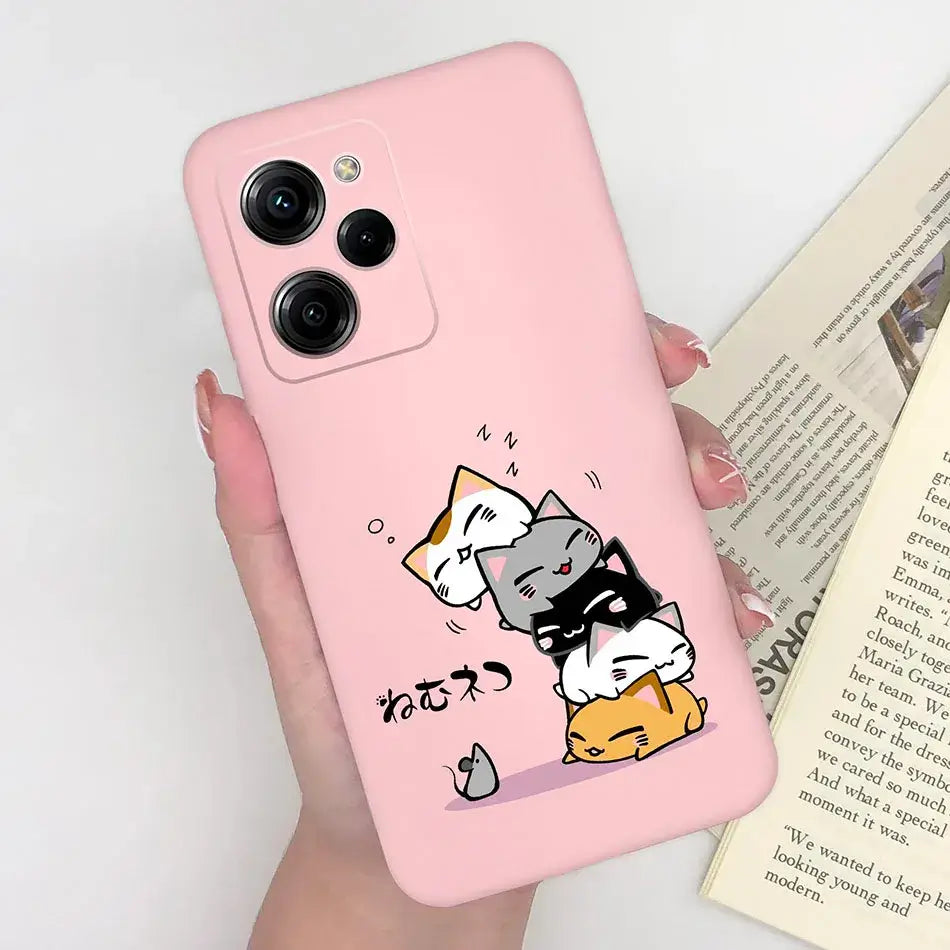 Trendy Silicone Phone Case For Xiaomi Poco X5 Pro 5G