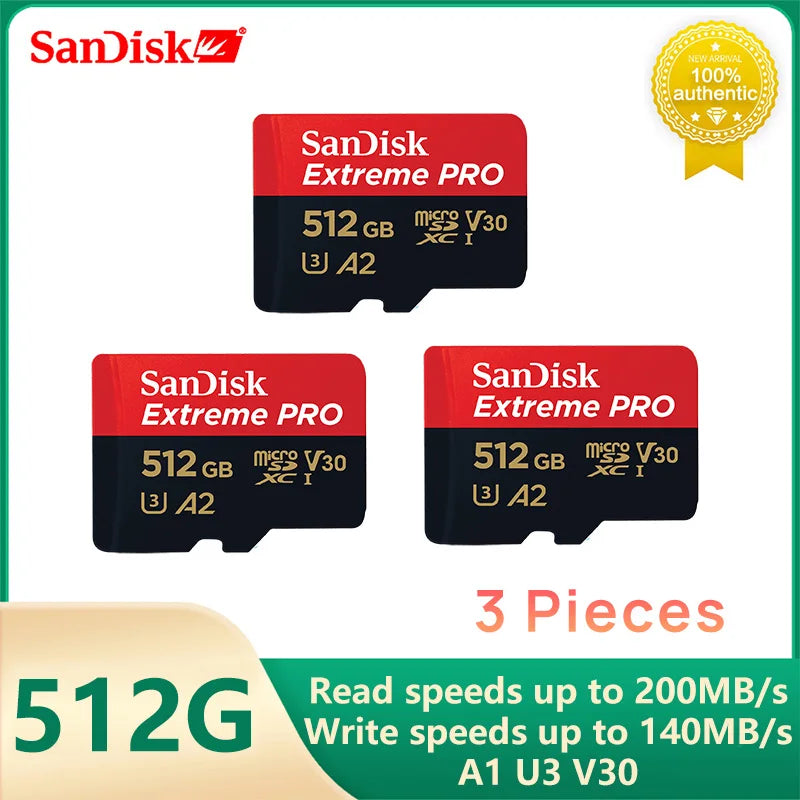 SanDisk Extreme PRO Micro SD Card 200MB/s for 4K Video