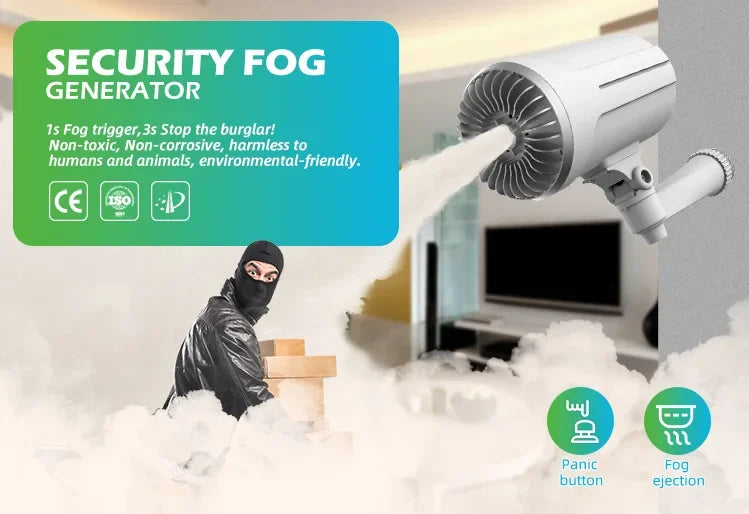 Generatore di nebbia di sicurezza NoEnName - Risposta istantanea in 1 secondo