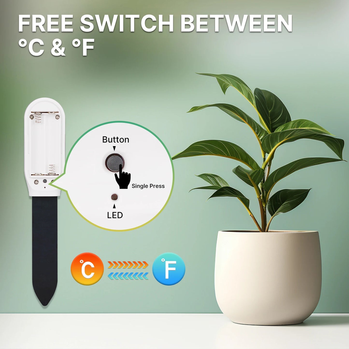 Tuya Smart Garden Soil Moisture Meter Monitor