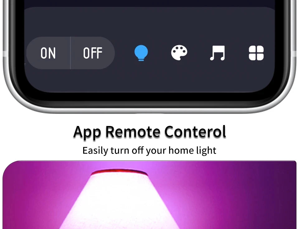 Smart RGB LED Bulb E27 - Tuya App Controlled