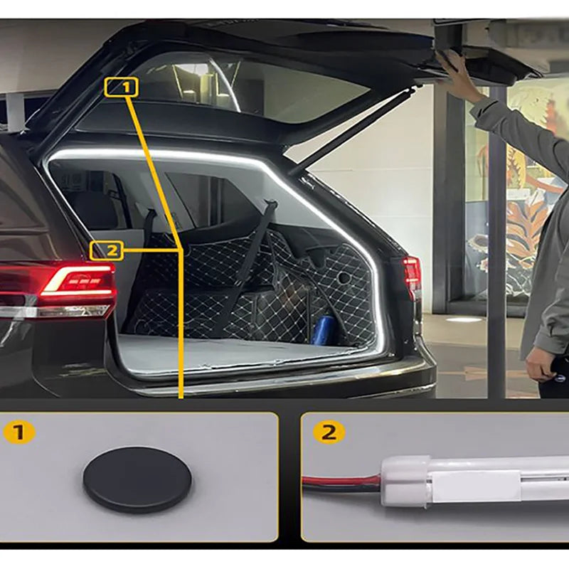 LED Car Light Rear Trunk White Light Bar For Hyundai
