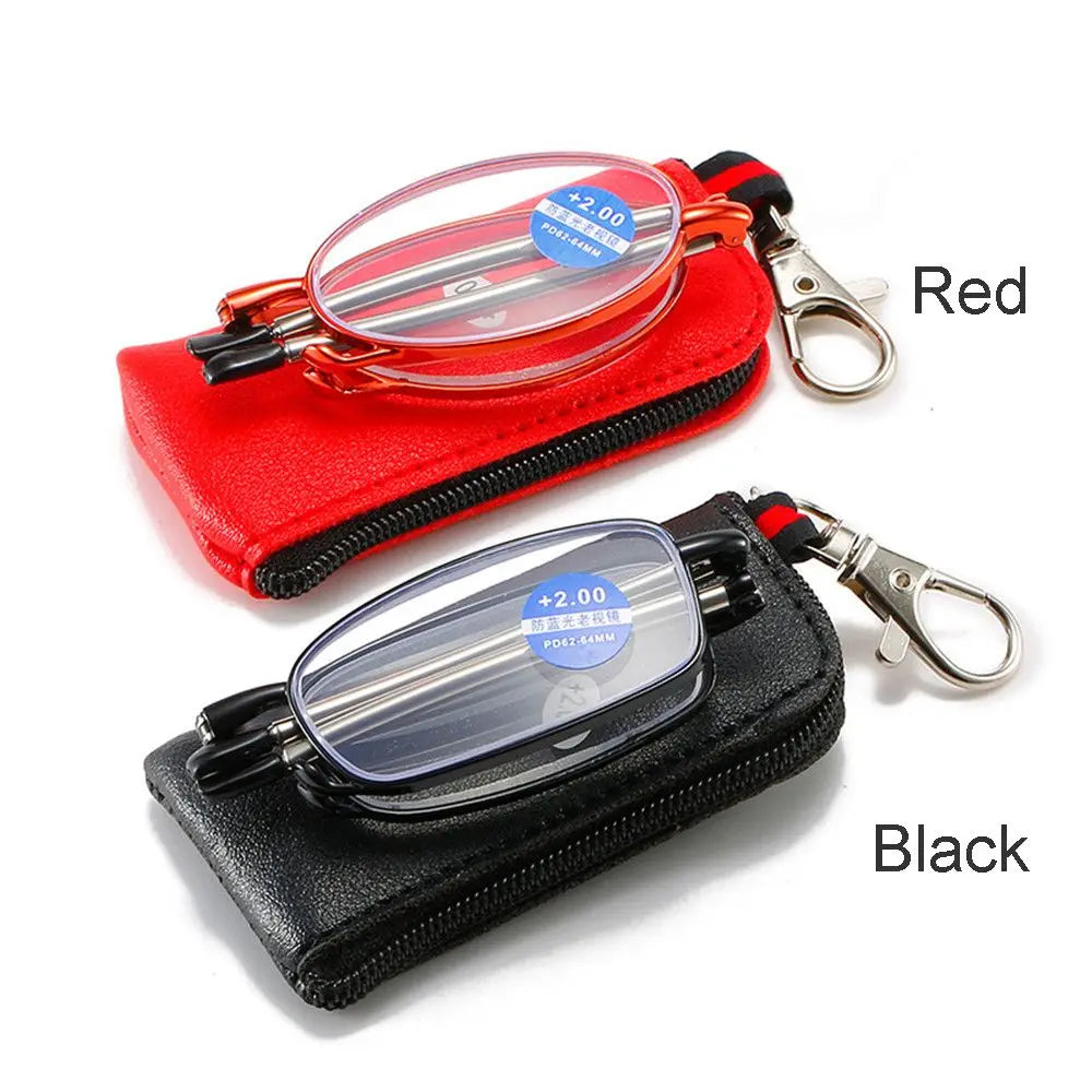 KLASSNUM Folding Anti Blue Light Reading Glasses - Stylish & Portable