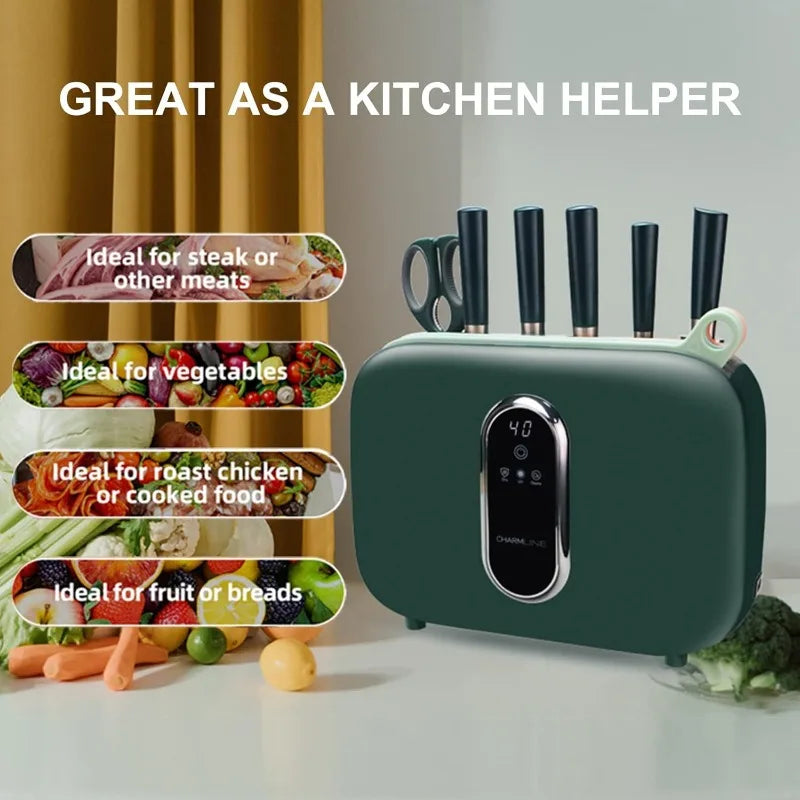 Charmline Smart Cutting Board Set with Knife Holder