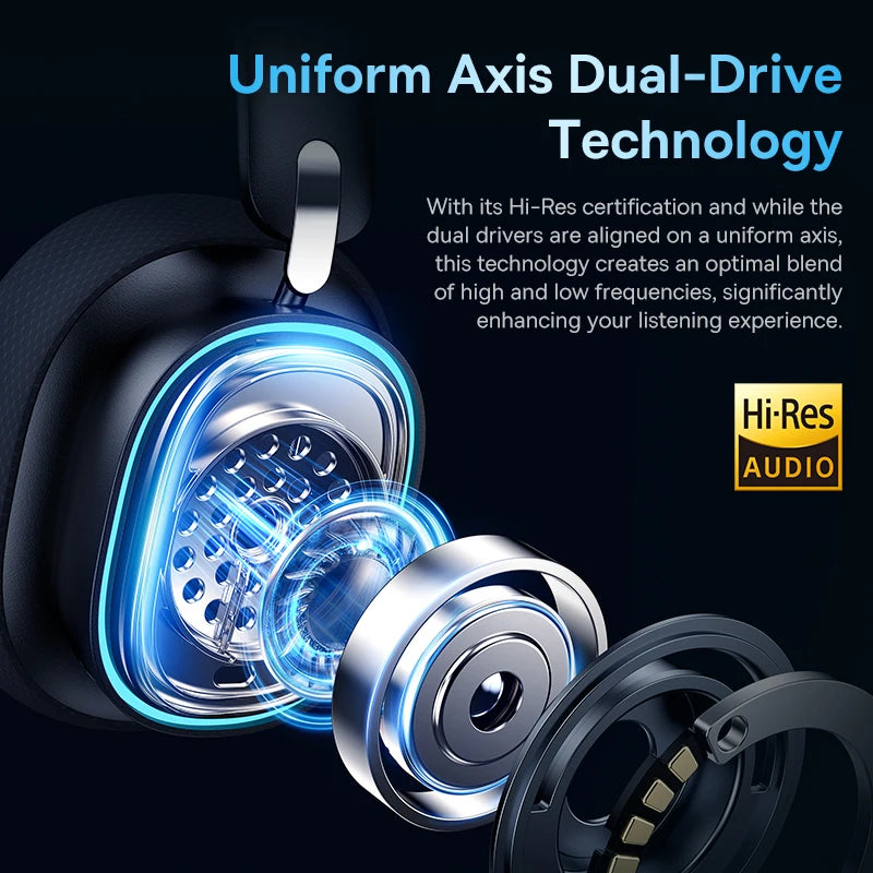 Baseus GH02 Gaming Wireless Headphones with 40-Hour Playtime