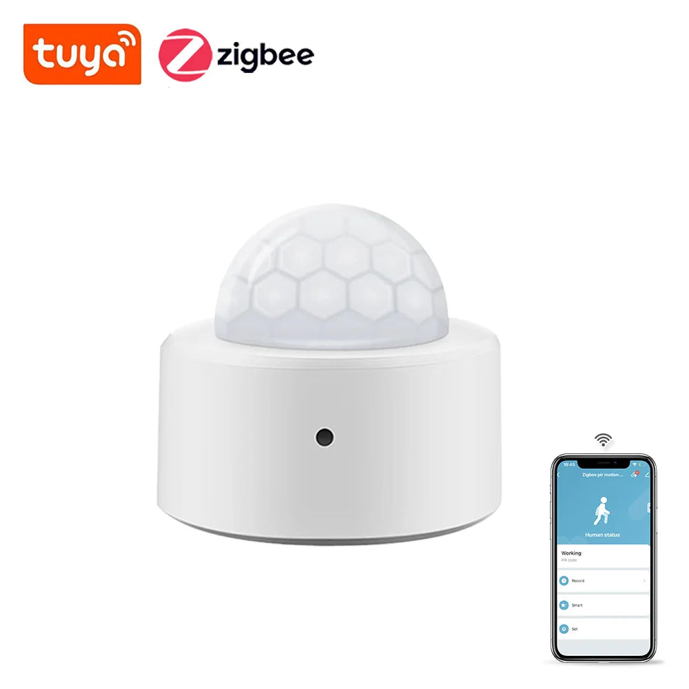NoEnName Zigbee Mini PIR Motion Sensor - Smart Alerts Enabled