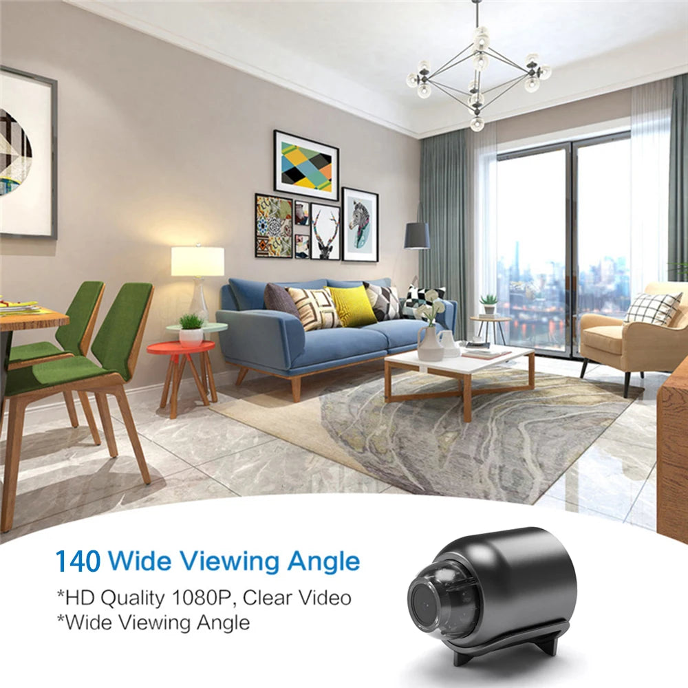 X5 Mini HD 1080P WiFi Camera - Stylish Home Security Monitor