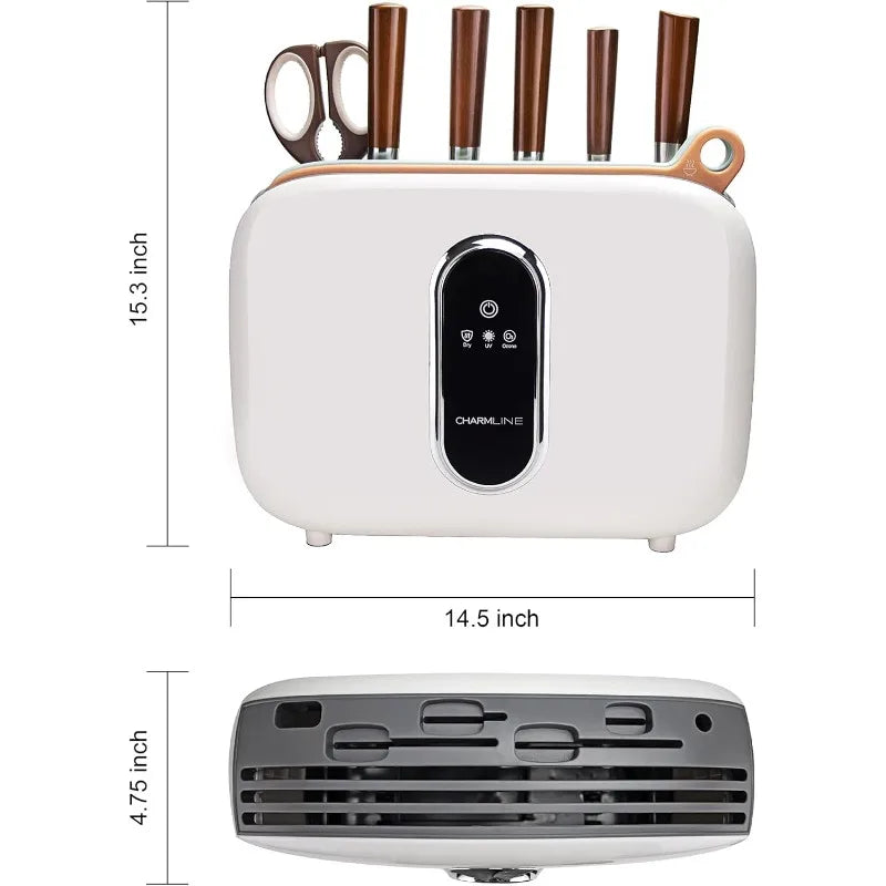 Charmline Smart Cutting Board Set with Knife Holder