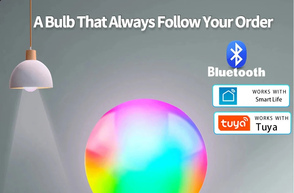 Smart RGB LED Bulb E27 - Tuya App Controlled