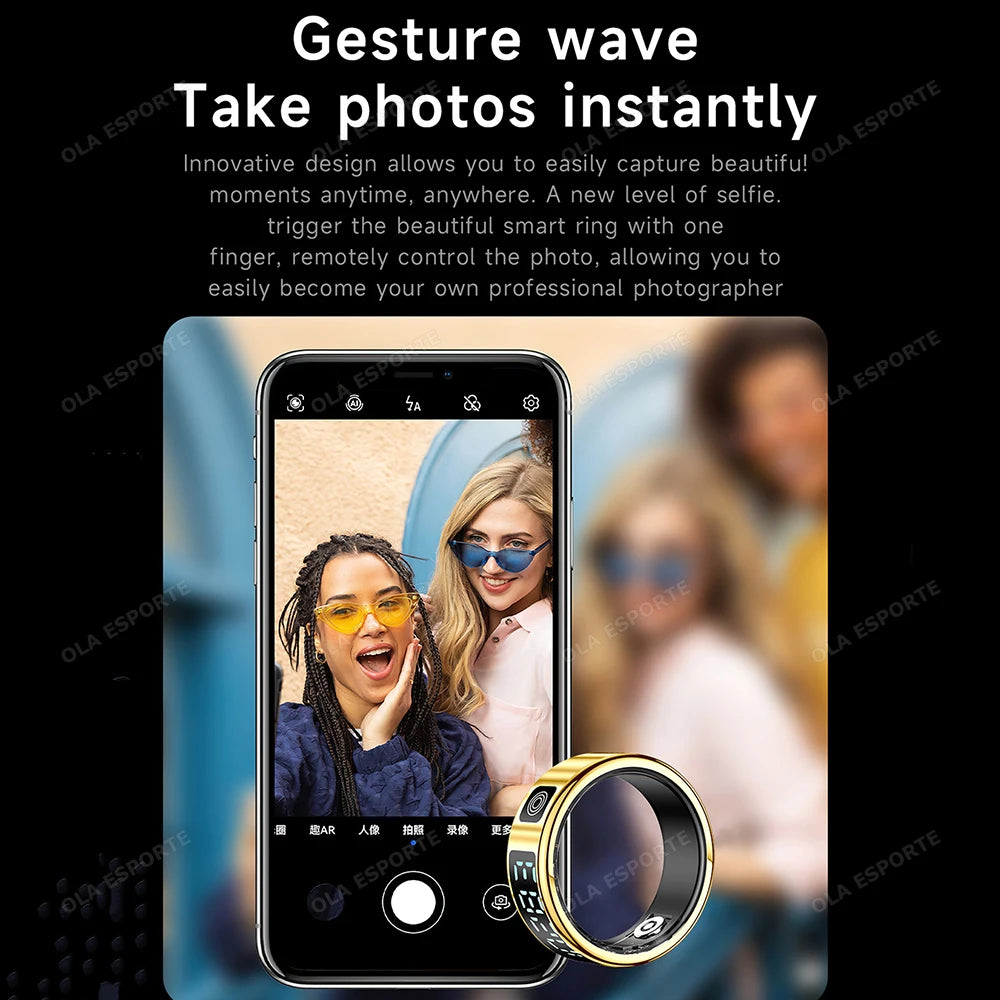Xiaomi Smart Ring - Waterproof Health Monitor with Gesture Control
