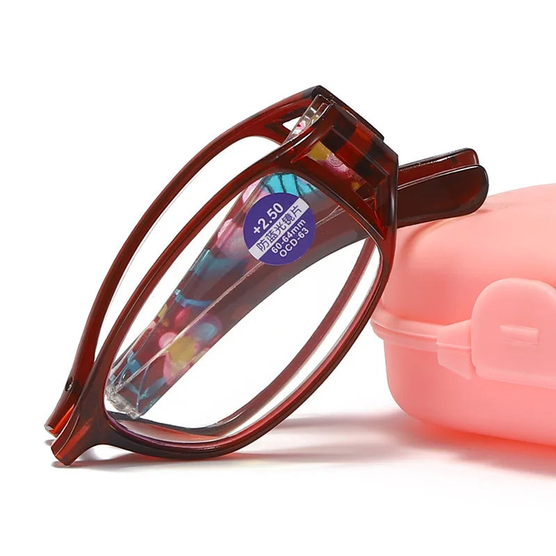 EOENKK Folding Reading Glasses - Stylish Anti-Blue Light Design