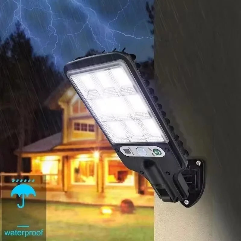 108 COB Solar Outdoor Lamps With Remote Control And Motion Sensor