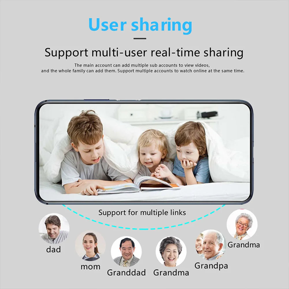 X5 Mini HD 1080P WiFi Camera - Stylish Home Security Monitor