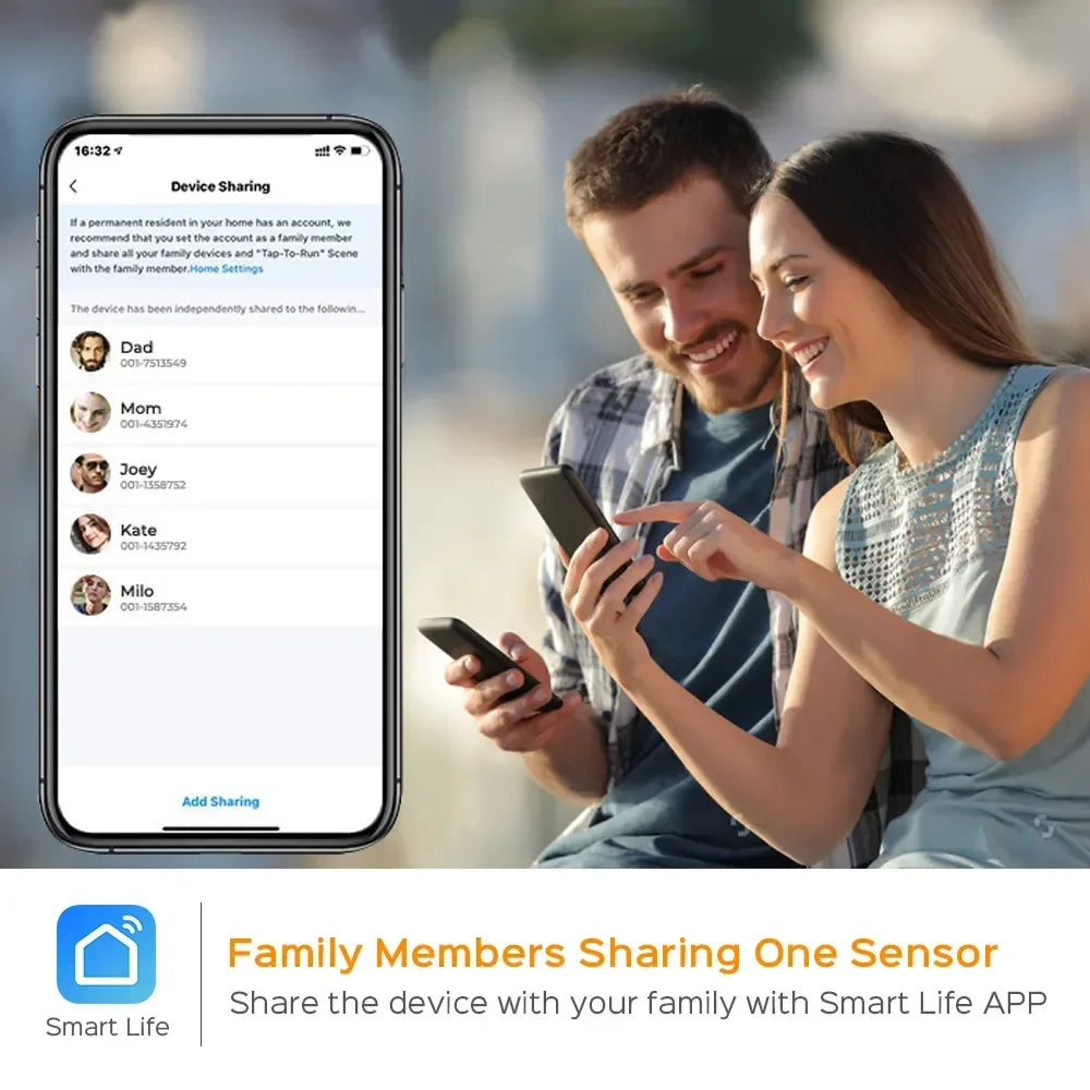 ONENUO Tuya Zigbee Door Sensor - Smart Wireless Alerts