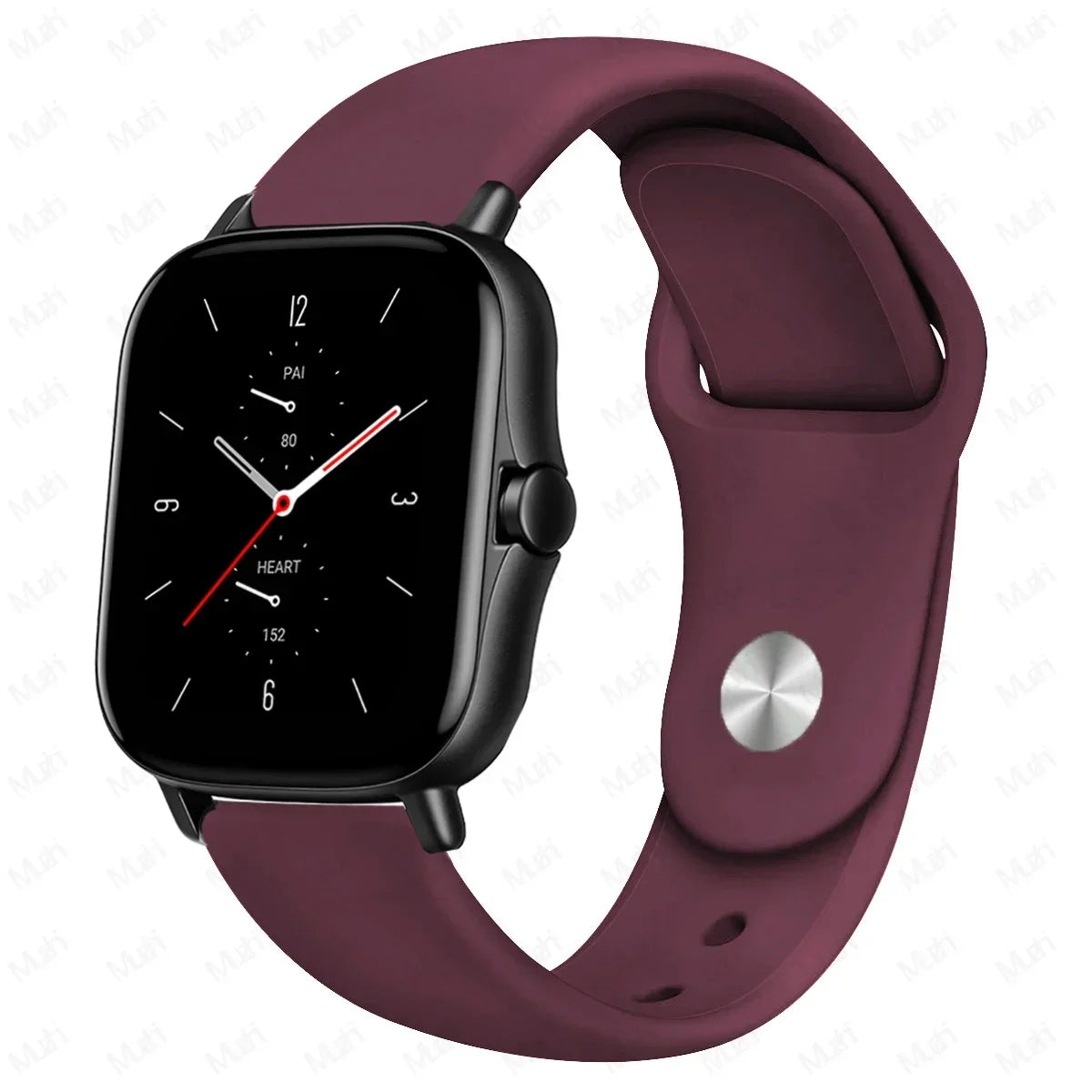 PEO 20mm/22mm silikonklokkerem for Amazfit GTS/GTR - Unisex erstatningsbånd
