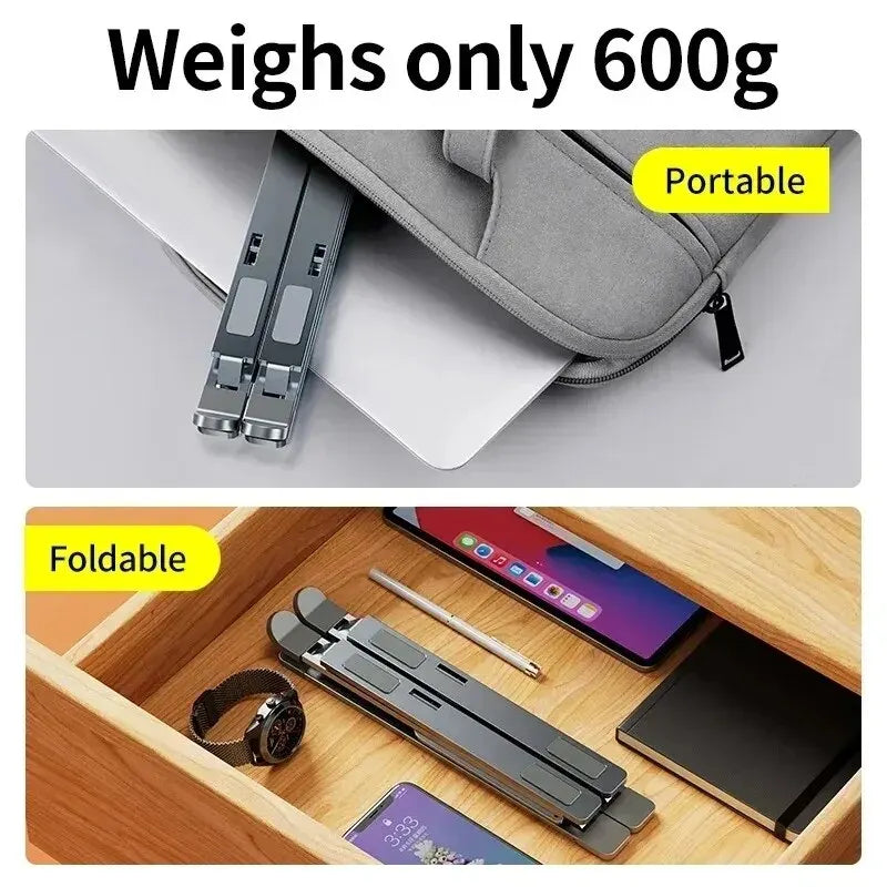 LISM N8 Laptop Stand - Foldable Aluminum Holder