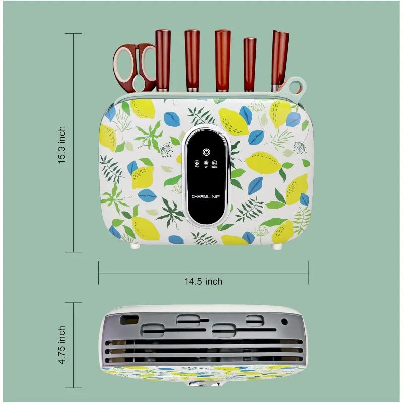 Charmline Smart Cutting Board Set with Knife Holder