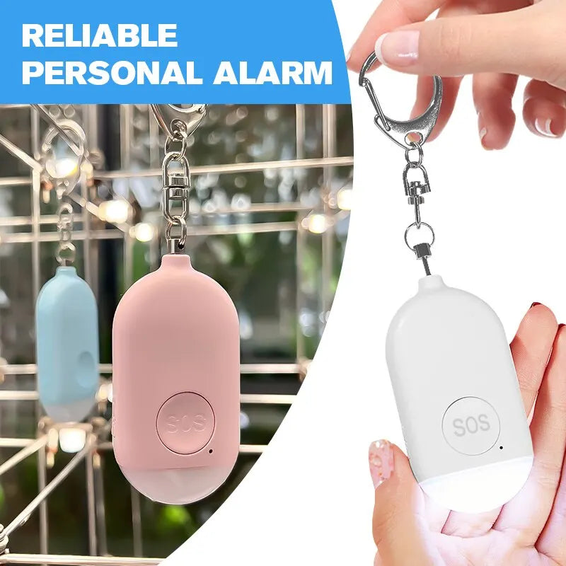 NoEnName Emergency SOS Personal Alarm Keychain - 130dB Alert