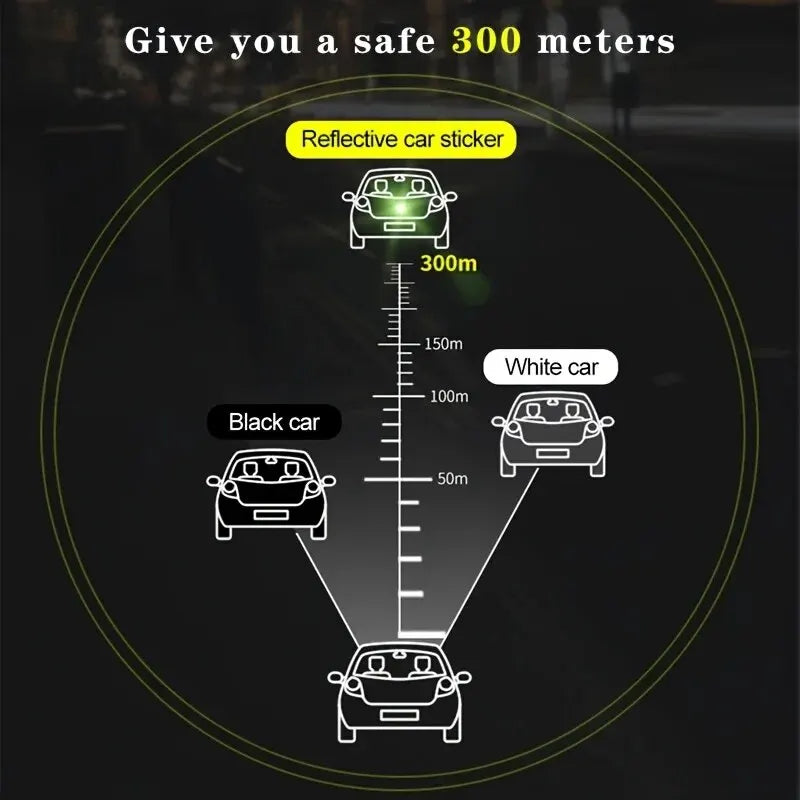 Car Reflective Safety Strips for Enhanced Night Visibility