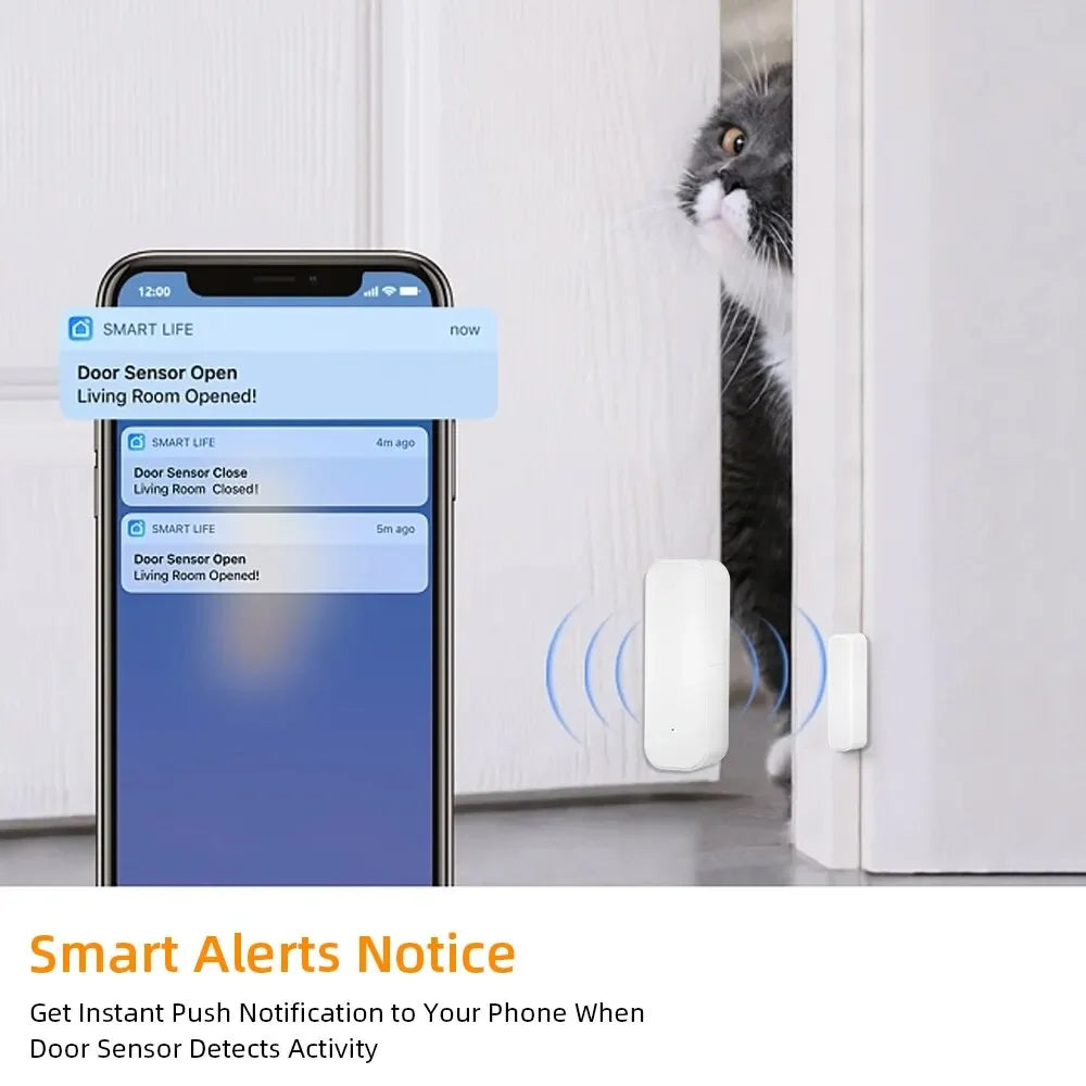 ONENUO Tuya Zigbee Door Sensor - Smart Wireless Alerts