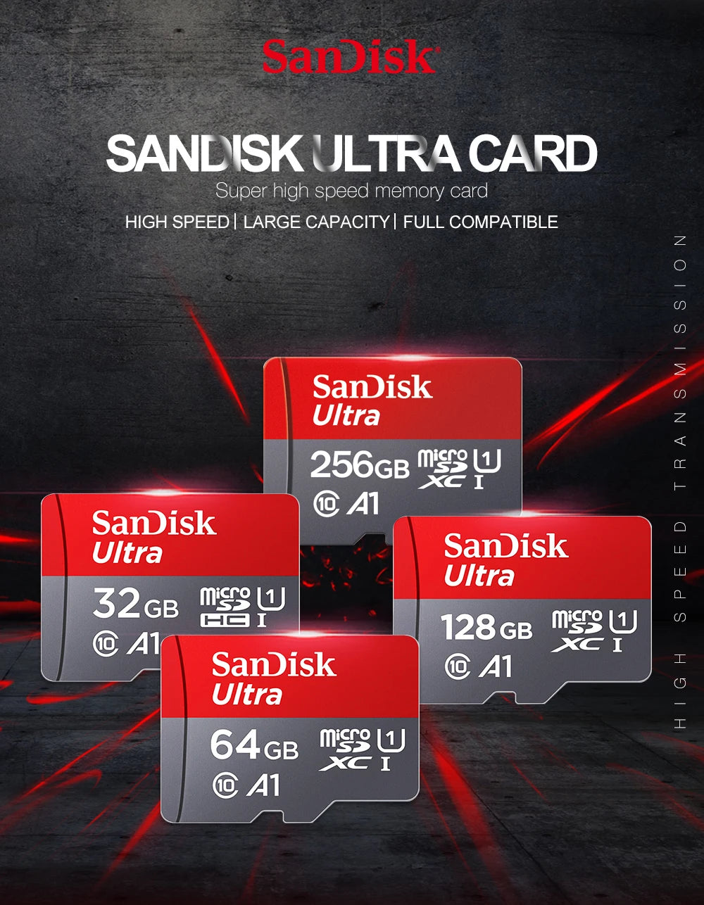 Scheda microSD SanDisk da 128 GB - Velocità A1 per prestazioni rapide