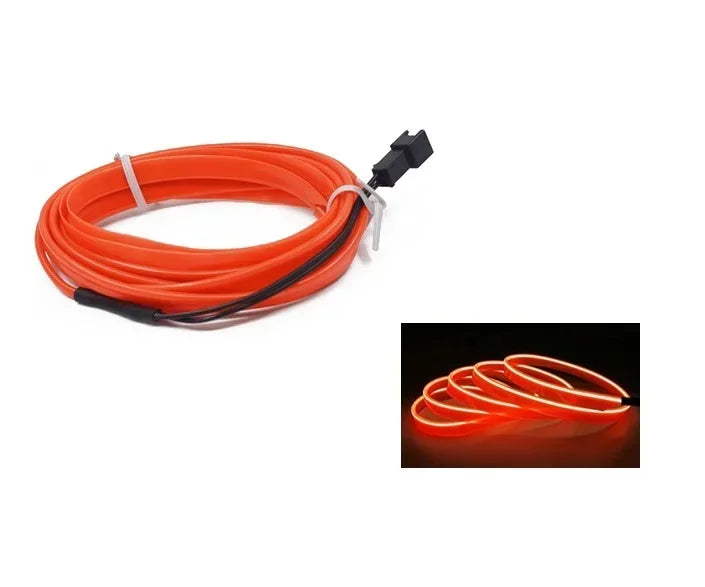 3M/5M Car Interior Led Neon Strip EL Wiring Diode